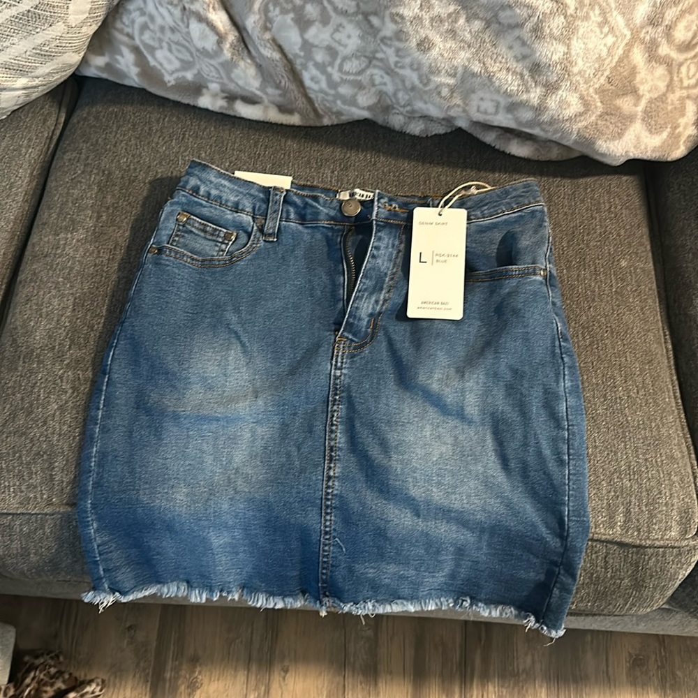 Jean Mini Skirt